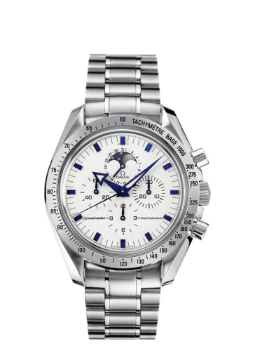 Omega Speedmaster Professional Broad Arrow Moonphase Stainless Steel / Ivory / Bracelet